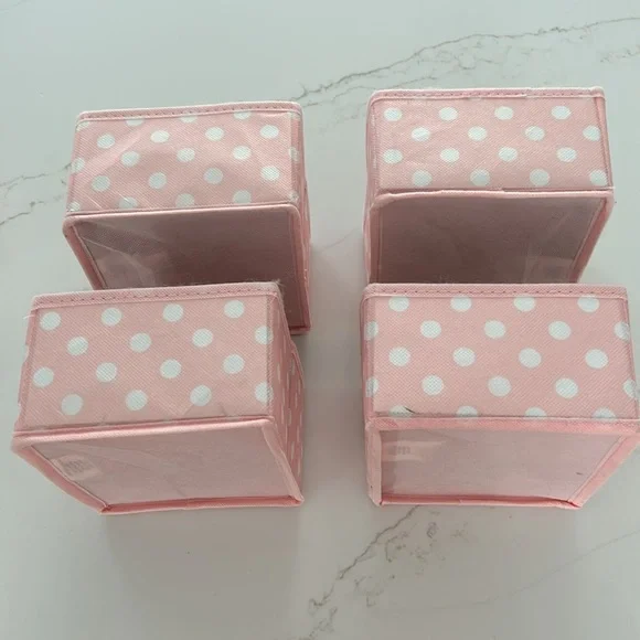 M Design small 7x7 fabric storage boxes-6 total - Picture 6 of 7